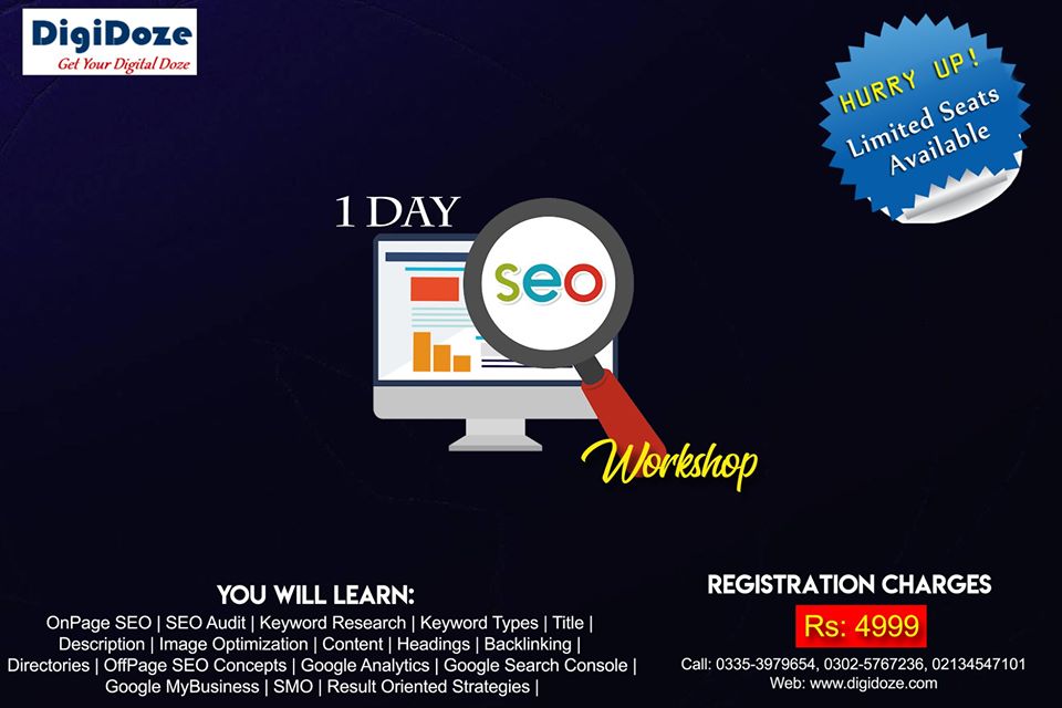 SEO Workshop in Karachi